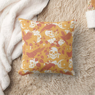 Rustikales Halloween-Pattern-Kissen Kissen