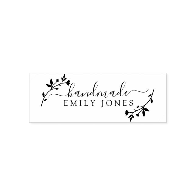 Rustikales Handgewerbe Permastempel (Design)