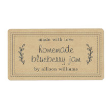 Rustikales, hausgemachtes Blueberry Jam Canning Kr