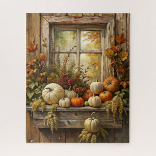 Rustikales Herbstpuzzle