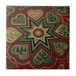 'Rustikales Herz' Trivet/Tile Fliese