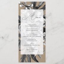 Rustikales Hochzeitsmenü der Kraft