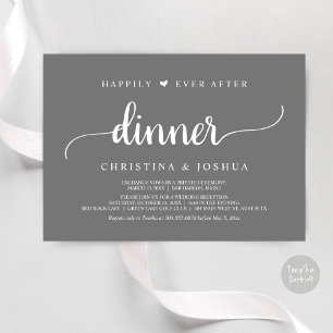 Rustikales Hochzeitspazierengehen glücklich immer  Einladung