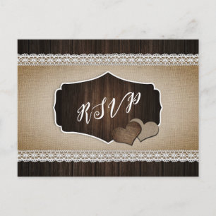 Rustikales Hochzeitspaziergang UAWG Postcard Song Postkarte