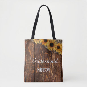 Rustikales Hochzeitsstift für Holz und Burlap-Sonn Tasche