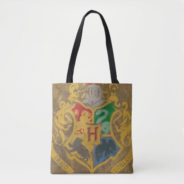 Rustikales Hogwarts Wappen Harry Potter | Tasche (Vorderseite)