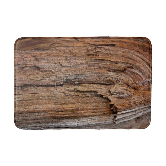 Rustikales Holz Badematte (Vorderseite)