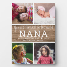 Rustikales Holz Best Nana 4 Foto Collage
