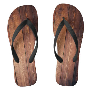 Rustikales Holz Flip Flops