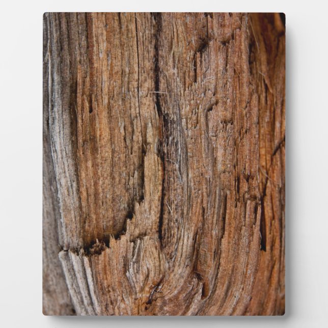 Rustikales Holz Fotoplatte (Vorderseite)