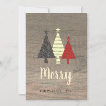 Rustikales Holz frohe Weihnachten