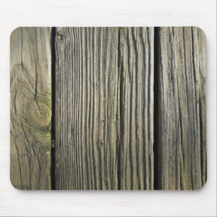 Rustikales Holz Grain Deck Board Stall Country Män Mousepad