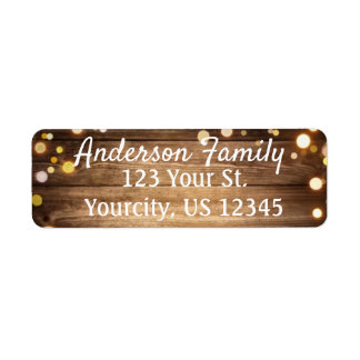 Rustikales Holz Hintergrund Bocci Rücksendeadresse