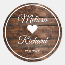Rustikales Holz Land Hochzeit Gefallen