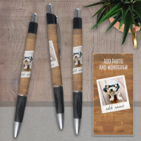 Rustikales Holz mit quadratischem Foto