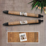 Rustikales Holz mit quadratischem Foto Kugelschreiber<br><div class="desc">Fügen Sie Ihr Lieblingsbild dieser Vorlage hinzu.</div>