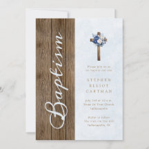 Rustikales Holz Moderne Elegante Schrift Blaue Tau