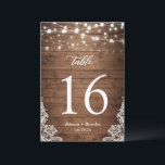 Rustikales Holz Twinkle Lights Hochzeit Tischnumme RSVP Karte<br><div class="desc">Rustikales Land Holz Twinkle Lichter Spitzen Hochzeit Tischnummer Card. (1) Bitte passen Sie diese Vorlage einzeln an (z.B. von Nummer 1 bis xx) und fügen Sie jede Zahlenkarte separat in Ihren Warenkorb ein. (2) Für weitere Anpassungen klicken Sie bitte auf den Link "Weiter anpassen" und verwenden Sie unser Designwerkzeug, um...</div>
