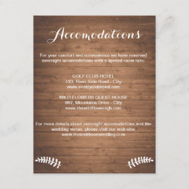 Rustikales Holzkorngehäuse Einladung zur Hochzeit