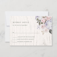 Rustikales Hydrangea Floral | White Wood Wedding