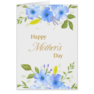 Rustikales Hydrangea Muttertagskarte