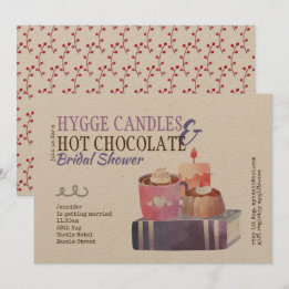 Rustikales HYGGE-Brautparty oder JEDES EREIGNIS KR Einladung
