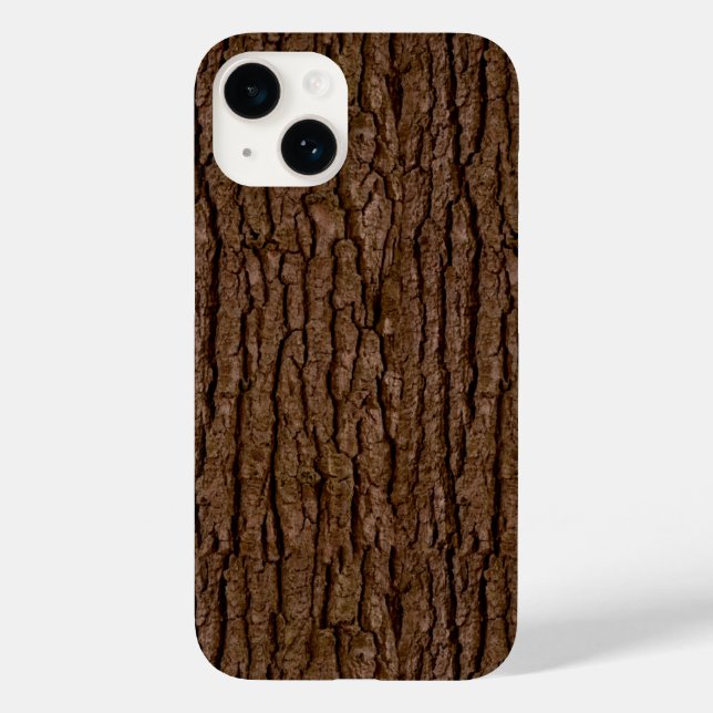 Rustikales Imitat Stück Holzkörnchen Case-Mate iPhone 14 Hülle (Rückseite)