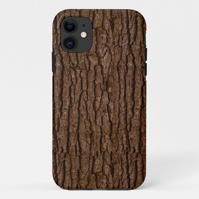 Rustikales Imitat Stück Holzkörnchen Case-Mate iPhone Hülle (Rückseite)