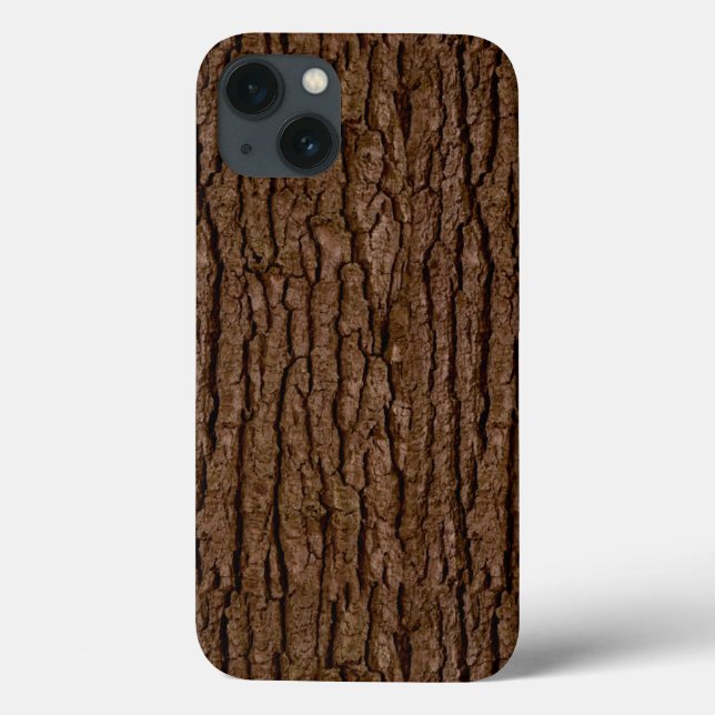 Rustikales Imitat Stück Holzkörnchen Case-Mate iPhone Hülle (Rückseite)