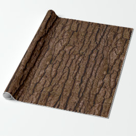Rustikales Imitat Stück Holzkörnchen Geschenkpapier