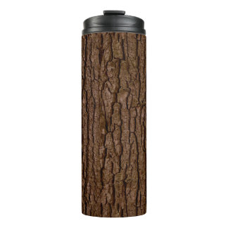 Rustikales Imitat Stück Holzkörnchen Thermosbecher