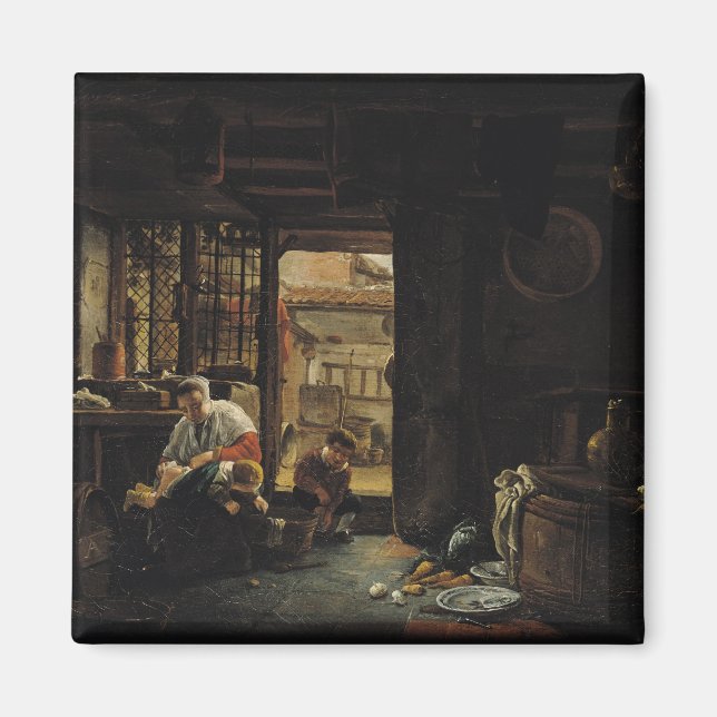 Rustikales Inneres Magnet (Vorne)