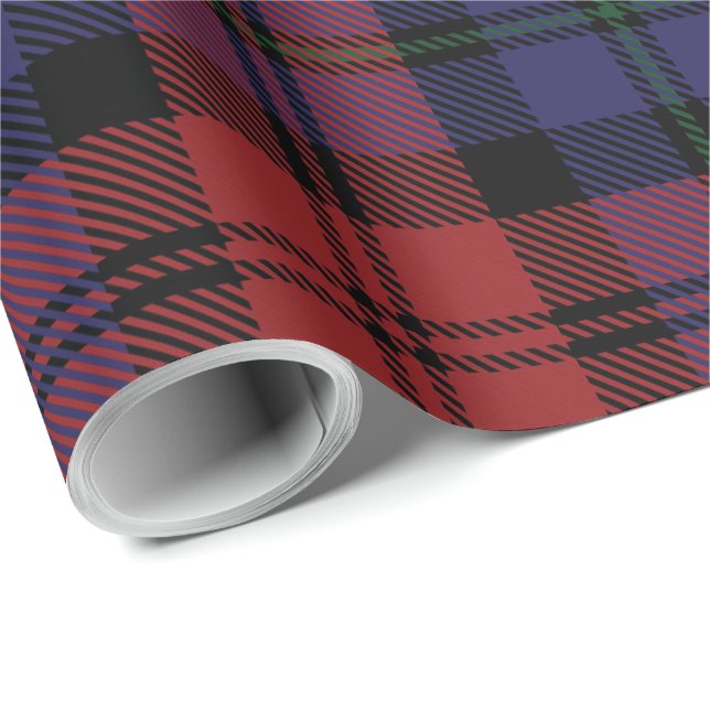 Rustikales Kariert Classic MacLachlan Tartan Geschenkpapier (Rolleneckpunkt)