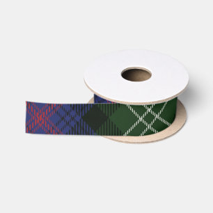 Rustikales Kariertes Clan Sutherland Elegante Tart Satinband