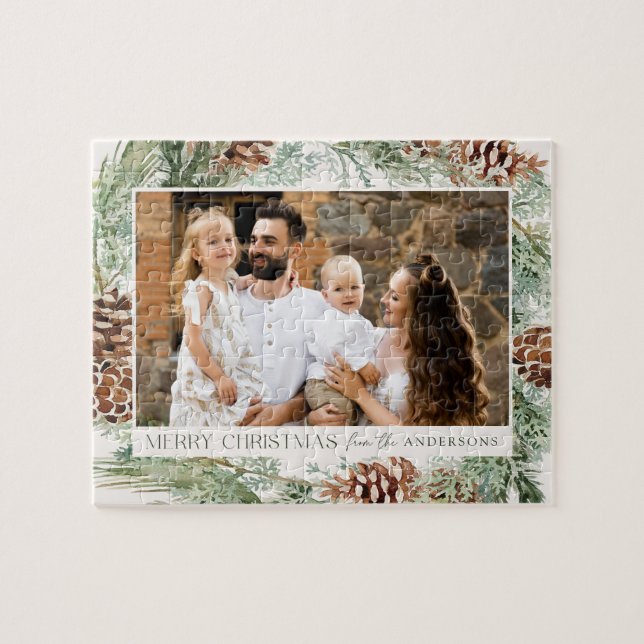 Rustikales Kieferkiefer Kranken Foto (Horizontal)