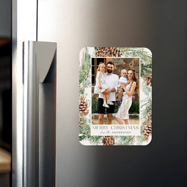 Rustikales Kieferkiefer Kranken Foto Magnet (Von Creator hochgeladen)