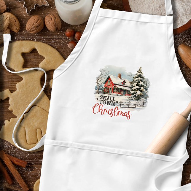 Rustikales Kleinstädter Weihnachtsbauernhaus Schürze (Von Creator hochgeladen)