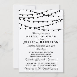 Rustikales Kraft-Brautparty Einladung