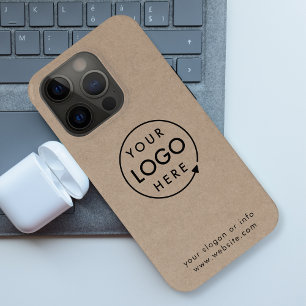Rustikales Kraft-Logo   Modernes Geschäft Unterneh iPhone 15 Pro Hülle