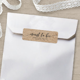 Rustikales Kraftskript bedeutet, das Hochzeitslabe