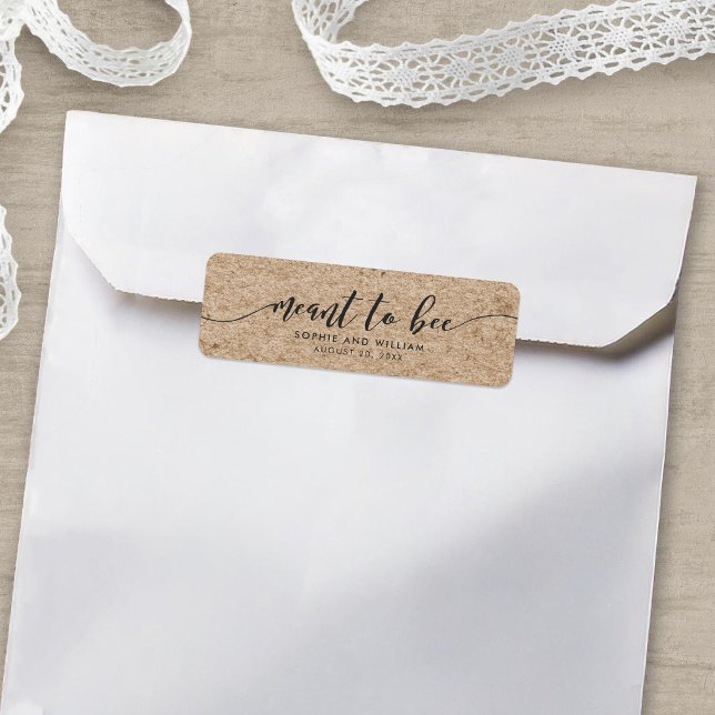 Rustikales Kraftskript bedeutet, das Hochzeitslabe (Von Creator hochgeladen)