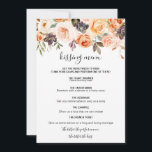 Rustikales kulinarisches Menü im Herbst<br><div class="desc">Dieses rustikale,  elegante und blumengeschmückte Küssmenü eignet sich ideal für einen einfachen Hochzeitsempfang. Das Design zeigt handgezeichnet Gold,  lila,  gelb und rot schöne Rose mit grünen Blätter und inspiriere die bunten Schönheiten des Herbstes.</div>