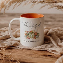 Rustikales Kürbis-Familienname Thanksgiving