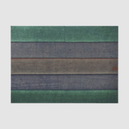 Rustikales Land Grüngraubraune Holzkörner Textur Seidenpapier
