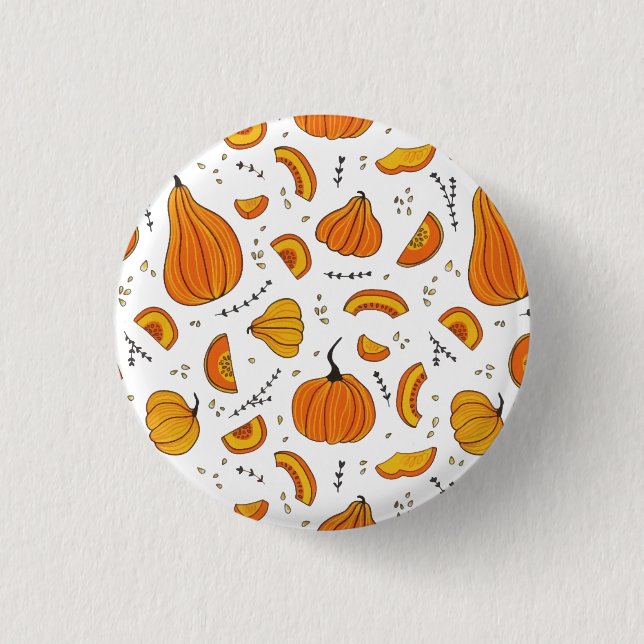 Rustikales Land Herbst Pumpen Button (Vorderseite)