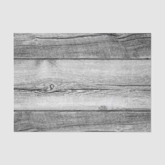 Rustikales Land Hochzeitsstall Holz Seidenpapier (Vorderseite)