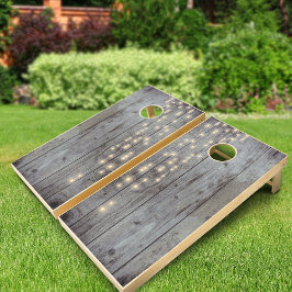 Rustikales Land Holz String Lights