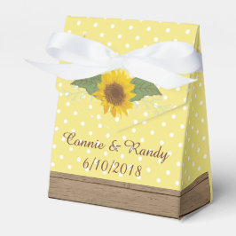 Rustikales Land Mason Jar Sunflower Favor Box Geschenkschachtel