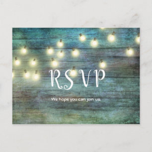 Rustikales Land   Vintages Holz   Brown Postkarte