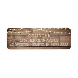 Rustikales Land Wood Fairy String Lights